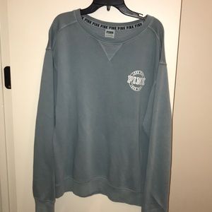 PINK sweatshirt/pullover, teal